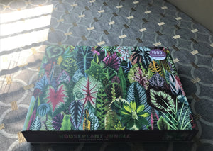 1,000-PIECE IT'S-A-JUNGLE-IN-HERE NATURE-THEMED HOUSEPLANT PUZZLE (SOOOOO PRETTY)