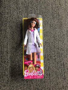 SCIENTIST BARBIE DOLL (DARK HAIR)/"YOU CAN BE ANYTHING" BARBIE
