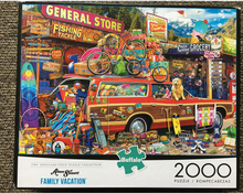 2,000-PIECE FUNNY, RETRO-THEMED ROAD TRIP PUZZLE (MADE IN THE USA!)