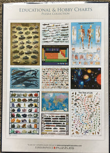 1,000-PIECE INTERNATIONAL-THEMED FLAGS OF THE WORLD PUZZLE, FROM A (AFGHANISTAN) TO Z (ZIMBABWE)--MADE IN THE USA!