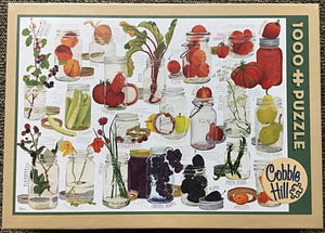 1,000-PIECE EXTRA-SPECIAL COUNTRY LIFE PUZZLE WITH VINTAGE-LOOK CANNING JARS (MADE IN THE USA!)