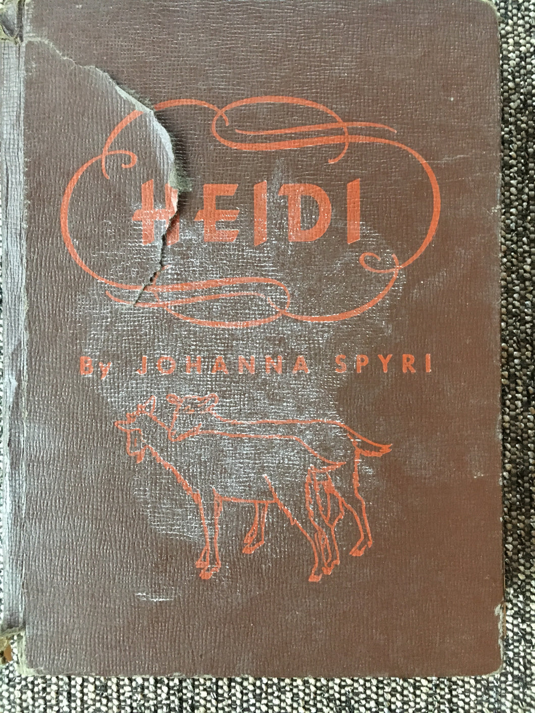 1944 HEIDI (HARDBACK VINTAGE CHILDREN'S BOOK)