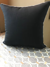 UPPERCASE "T"/LOWERCASE "t" DESIGNER TOP-QUALITY THROW PILLOW (BLACK AND BEIGE AND EXTRA-NICE)
