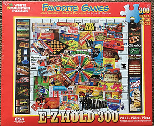 300 EXTRA-LARGE PIECES ATTENTION, BOARD-GAMERS! FAVORITE GAMES PUZZLE (MADE IN THE USA!)
