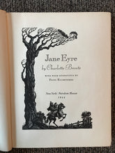 VINTAGE, VERY SPECIAL 2-BOOK SET:  JANE EYRE (1944) AND WUTHERING HEIGHTS BY CHARLOTTE BRONTE (WITH AMAZING WOOD ENGRAVING ILLUSTRATIONS BY FRITZ EICHENBERG)