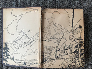 1944 HEIDI (HARDBACK VINTAGE CHILDREN'S BOOK)