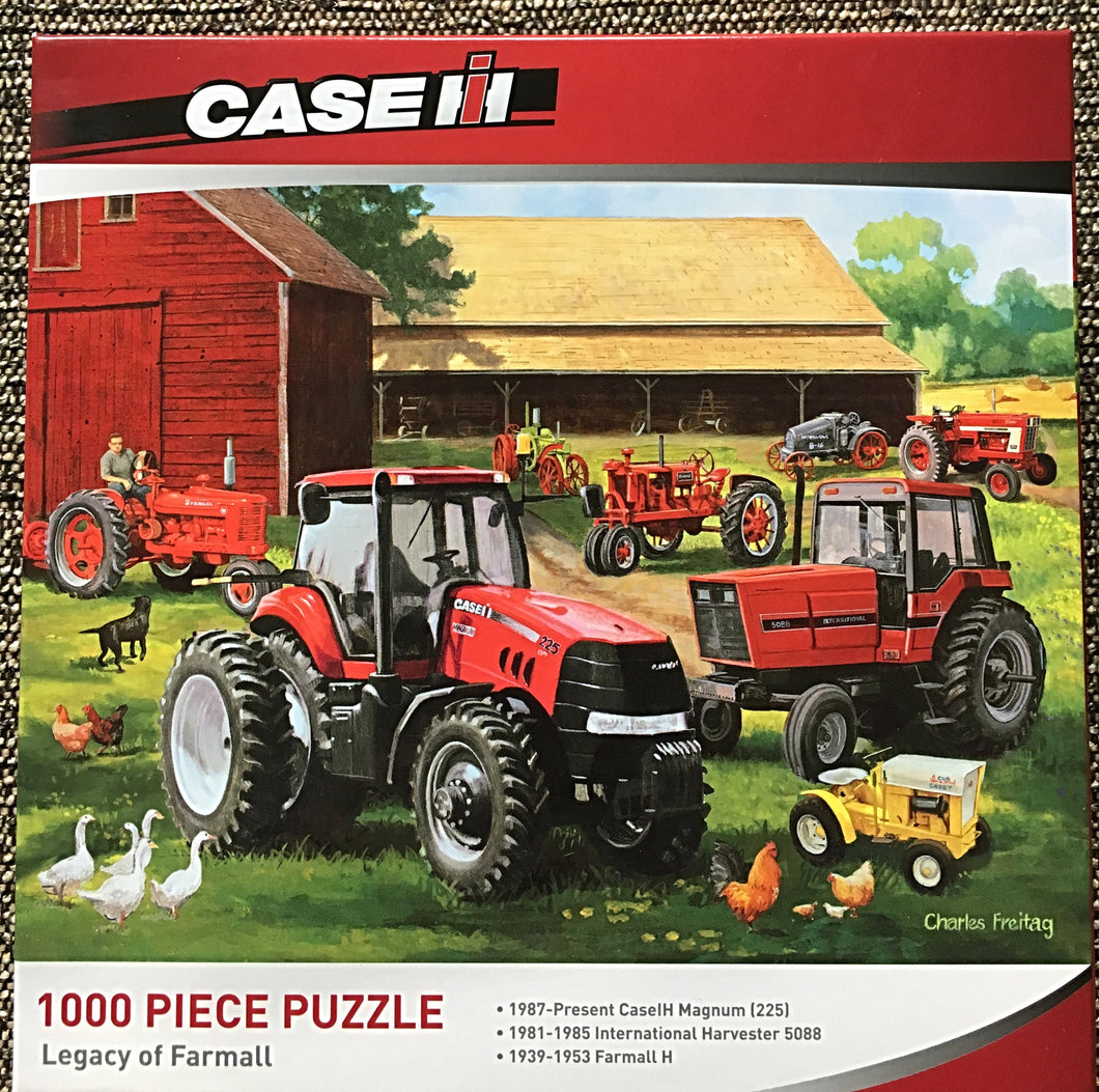 1,000-PIECE TRACTOR-VILLE! FEATURING FARMALL TRACTORS IN THIS WONDERFUL, FARM-ISH PUZZLE