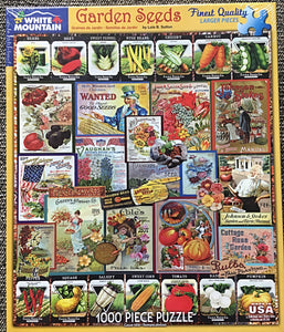 1,000-PIECE GARDEN SEEDS COUNTRY LIFE PUZZLE (MADE IN THE USA! AND ONE WORD:  STUNNING!)