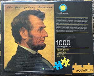 1,000-PIECE PRESIDENT ABRAHAM LINCOLN PUZZLE (BEARDS ARE IN!)