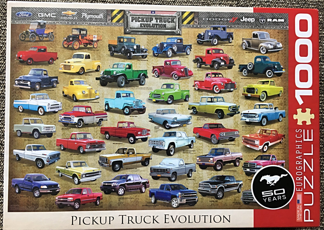 1,000-PIECE PERFECT PUZZLE FOR TRUCK-LOVERS (DUDE! WHERE'S MY TRUCK?)